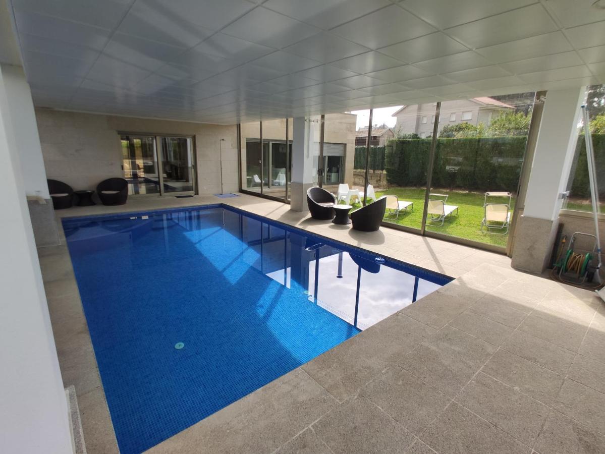 Sanxenxo Casa Rial 47 Con Piscina Climatizada Villa Exteriör bild