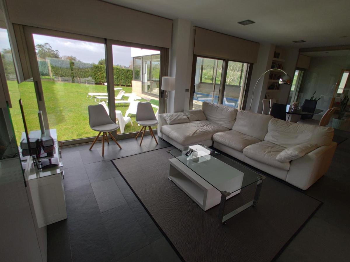 Sanxenxo Casa Rial 47 Con Piscina Climatizada Villa Exteriör bild